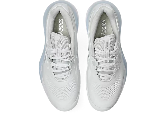 ASICS GEL RESOLUTION X WHITE/PURE SILVER WOMEN'S TENNIS SHOE