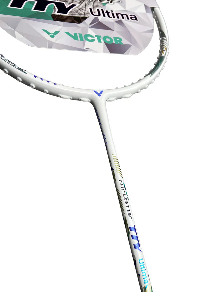 VICTOR THRUSTER TTY ULTIMA WHITE BADMINTON RACKET – Tads