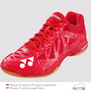 YONEX POWER CUSHION AERUS 2 RED MEN'S BADMINTON SHOE