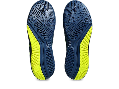 ASICS GEL RESOLUTION WIDE MAKO BLUE/SAFETY YELLOW MEN'S TENNIS