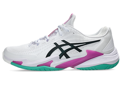 ASICS COURT FF 3 MEN'S WHITE/DIGITAL SAKURA TENNIS SHOES