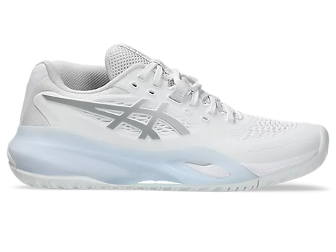 ASICS GEL RESOLUTION X WHITE/PURE SILVER WOMEN'S TENNIS SHOE