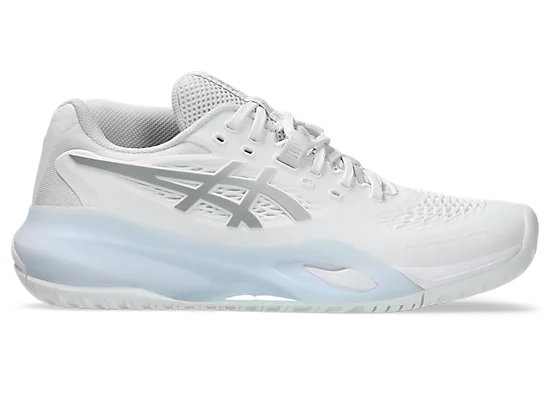 ASICS GEL RESOLUTION X WHITE/PURE SILVER WOMEN'S TENNIS SHOE