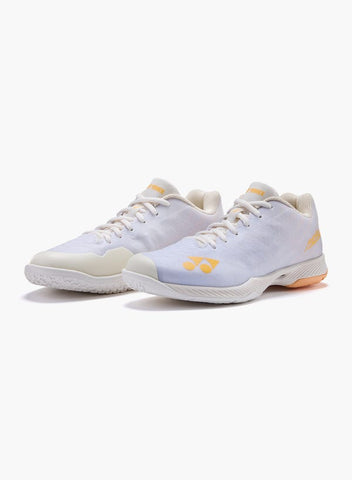 YONEX POWER CUSHION AERUS Z WHITE/ORANGE WOMEN BADMINTON SHOE