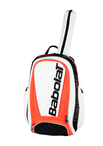 BABOLAT PURE WHITE/FLUORO RED BACKPACK