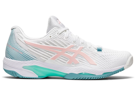 ASICS SOLUTION SPEED FF2 WHITE/FROSTED ROSE WOMEN'S TENNIS SHOE