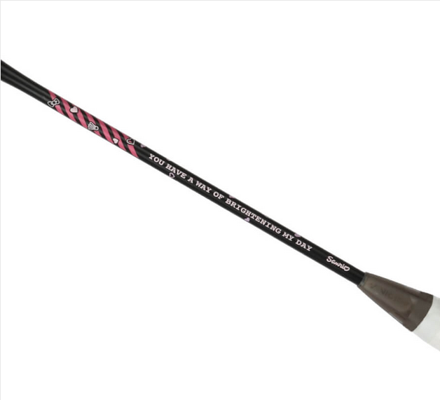 VICTOR X HELLO KITTY AURASPEED ARS-KT C PRESTRUNG BADMINTON RACKET ...